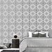 CODOHI 3 Packs Tile Stencils (12x12 Inch) Laser Cut Resuable Money Saving Painting Template for Wall Floor Fabric Wood - DIY Moroccan Patterns