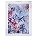 Diamond Painting DIY 5D Special Shape Rhinestones, ABEUTY Red Blue Flowers & Butterfly, Partial Drill Crystal Diamond Art Kits