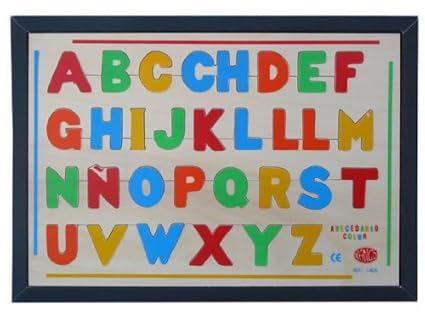 Abecedario Encajable De Color Amazones Juguetes Y Juegos