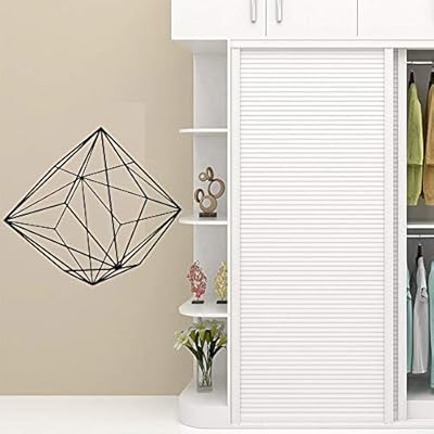 Wsliuxu Linea Geometrica Moderna Diamante Decoracion Del Hogar
