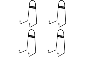 6 inch Medium Black Metal Wall Mount Display Easel Plate Hanger Vertical Plate Stand Holders Picture Frame Stand for Wall