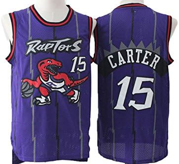 Vince Carter #15 Toronto Raptors Jersey Mens Basketball Jerseys Purple Retro M