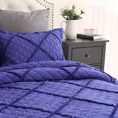 Quilt Set Solid Violet Full/Queen(86\
