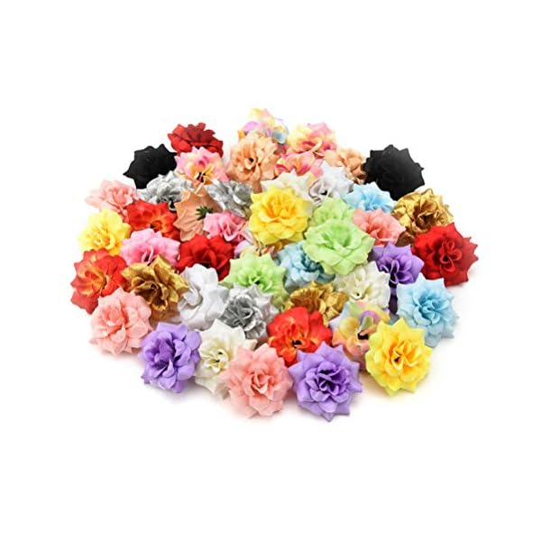 Fake flower heads in bulk wholesale for Crafts Peony Daisy Artificial