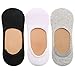 AZB Mens Low Cut No Show Casual Socks Liners Non Slip Size Medium-3 Pairs WZ001