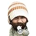 Beard Head Kid Scruggler Beard Beanie -Knit Hat and Fake Beard for Kids Toddlers Brown