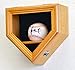 1 Baseball Ball Home Plate Display Case Holder Wall Rack Box w/98% UV Protection- Lockable