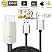 DIWUER Compatible with iPhone iPad Android Phones to HDMI Cable 6.6ft, 1080P Supported Digital AV Adapter for iPhone Xs Max XR X 8 7 6, iPad, Samsung Huawei to TV, Projector, Monitor