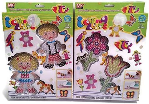 Educational Toys Ironing Beads funny table games plastic toy handmade 2 sets bundle.