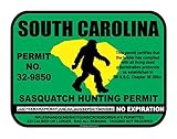 South Carolina Bigfoot Flag Sticker Decal - Self Adhesive Vinyl - Weatherproof - Made In USA Big Foot Sasquatch Sc - Foto 9
