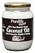 Coconut Oil Organic Raw Virgin 16.9 Ounces, By Purelife Tropics - Non GMO, Chemical Free and Kosher - Bottled From Fresh Coconuts