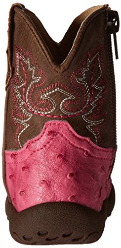 Roper Girls' Annabelle Western Boot, Pink, 3 M US Infant
