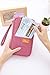 NO.2 BAG Travel Wallet Passport Holder RFID Document Organizer Waterproof Family Passport Holder Blocking Document Organizer Bag 9.1 x 5.2 x 1.2 inch Gray