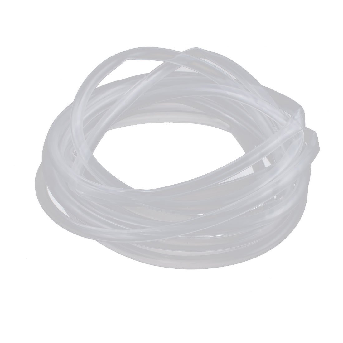 sourcingmap 3mm x 4mm High Temp Resistant Flexible Clear Silicone Tube Hose Pipe 2M Length