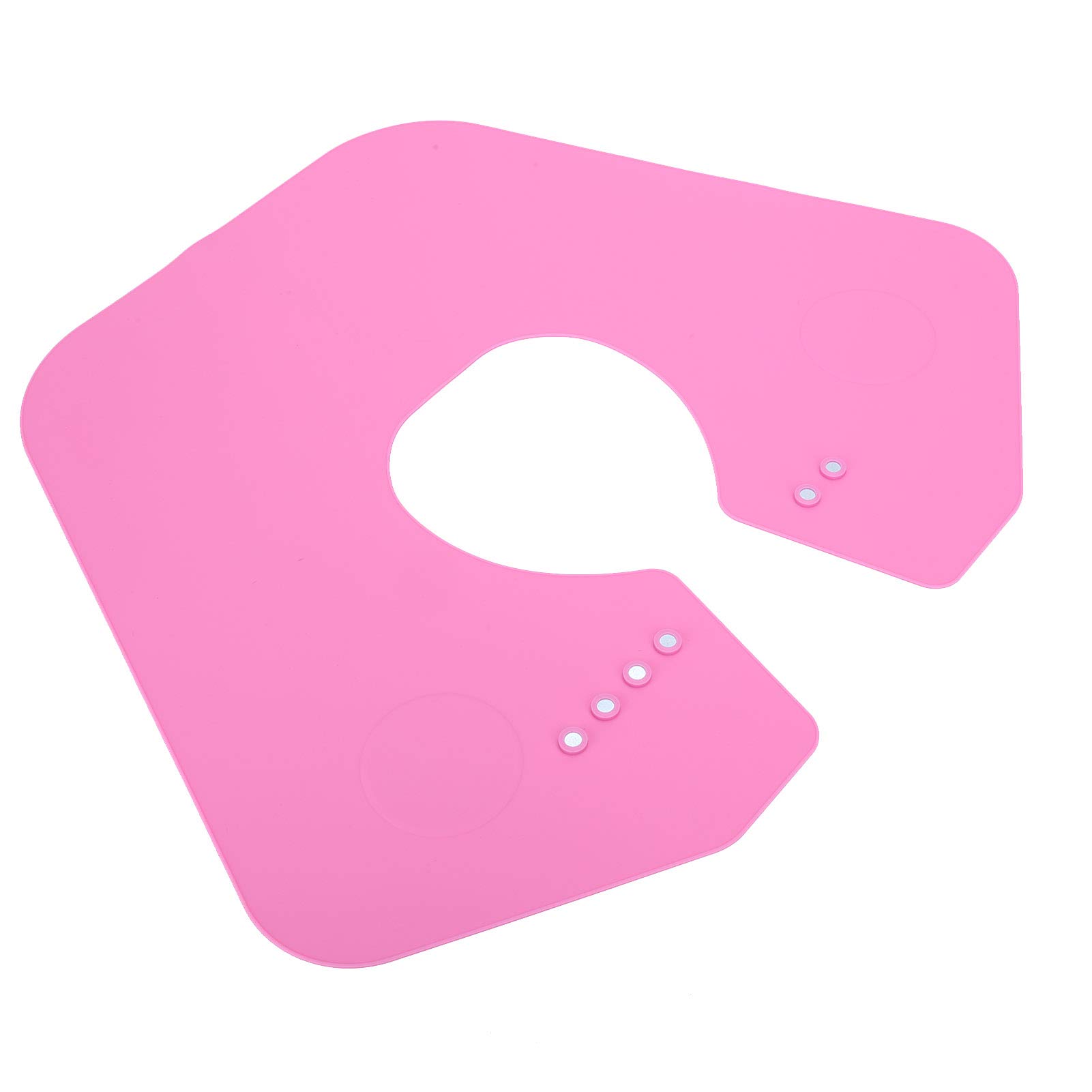 Easy To Clean Perfect Adjustment Hair Capes, Easy To Carry Hair Cutting Collar, for Home Salon Shop(pink)