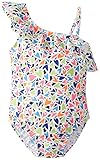 Osh Kosh Little Girls' Multi Colored Heart One Piece Swimsuit