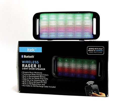 itek light up wireless outdoor speaker