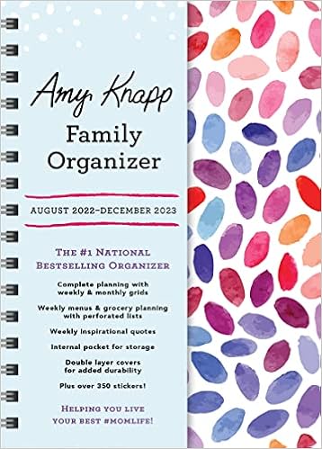 Smeom Calendrier 2023 2023 Amy Knapp's Family Organizer: The #1 National Bestseller! 17-Month  Weekly Mom Planner (Thru December 2023) (Amy Knapp's Plan Your Life  Calendars): Knapp, Amy: 9781728249810: Amazon.com: Books