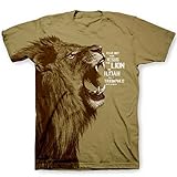 Lion (All-Over), Tee, XL, Tan - Christian Fashion Gifts