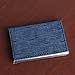 Y&G YDC05B01 Steel Blue Black Economics Design Leather Card Holder Fashion Gift Idea With Gift Box