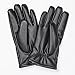 Faux Leather & Fur lined winter gloves with Touch Screen Technology - Extra Large