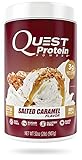 Quest Nutrition Protein Powder, Salted Caramel, 22g Protein, 3g Net Carbs, 88% P/Cals, 2lb Tub, High Protein, Low Carb, Gluten Free, Soy Free