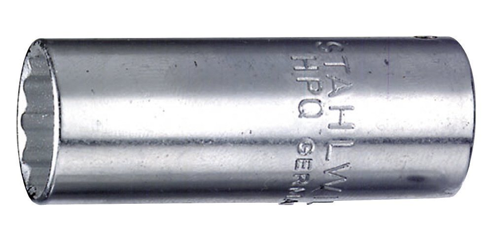 Stahlwille 01240007 44 High Performance Steel Socket, 1/4 inch Drive, 7 mm Size, 50 mm Length, Pack of 5