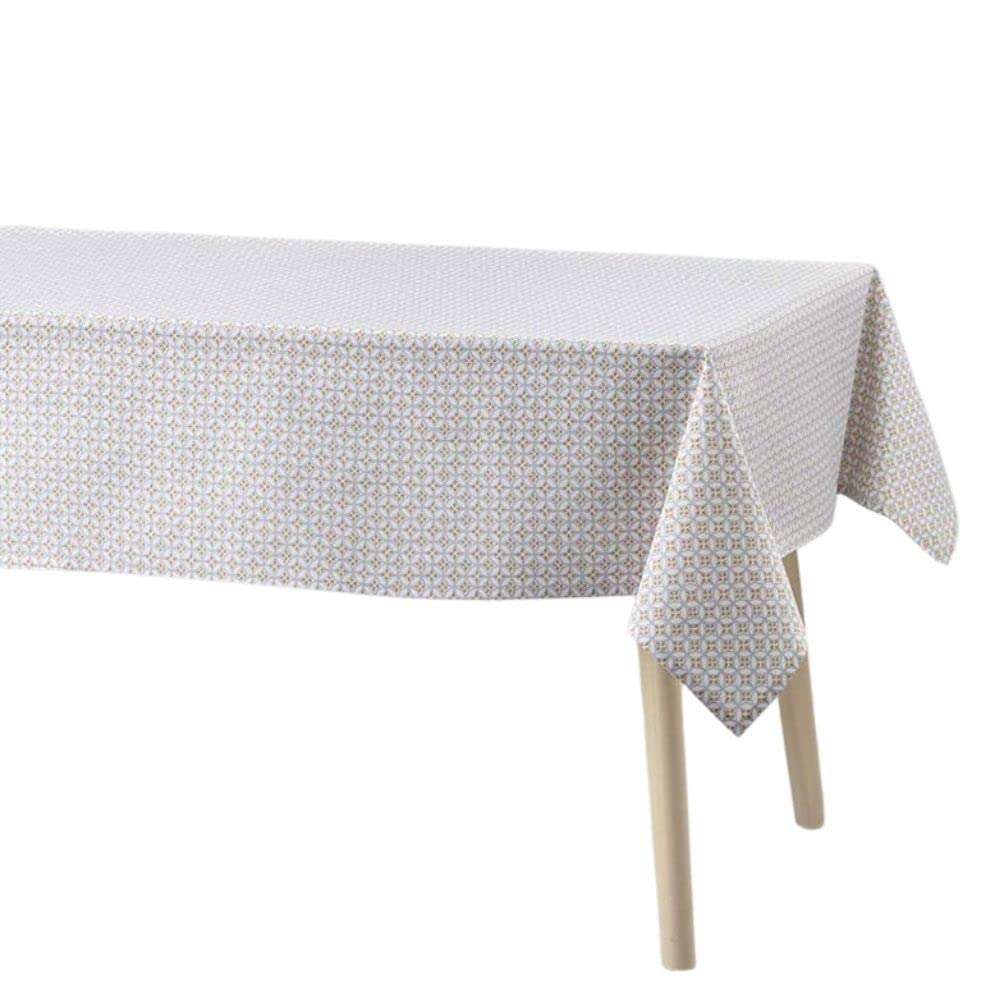 Douceur d'Intérieur Azelia Rectangular Tablecloth, Multicoloured, 140 x 240 cm