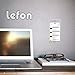 LEFON Anti-Gravity Selfie Case Cover Magical Nano Sticky For Apple iPhone 6 / 6s 4.7inch (White)