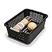 madesmart Classic Small Storage Basket - Granite | CLASSIC COLLECTION | Soft-grip Dots and Non-slip Feet | BPA-Free,Brown