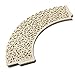 Baloray Filigree Little Vine Lace Laser Cut Cupcake Wrapper Liner Baking Cup Muffin Case Trays Wedding Birthday Party Decoration (Cream, 12)