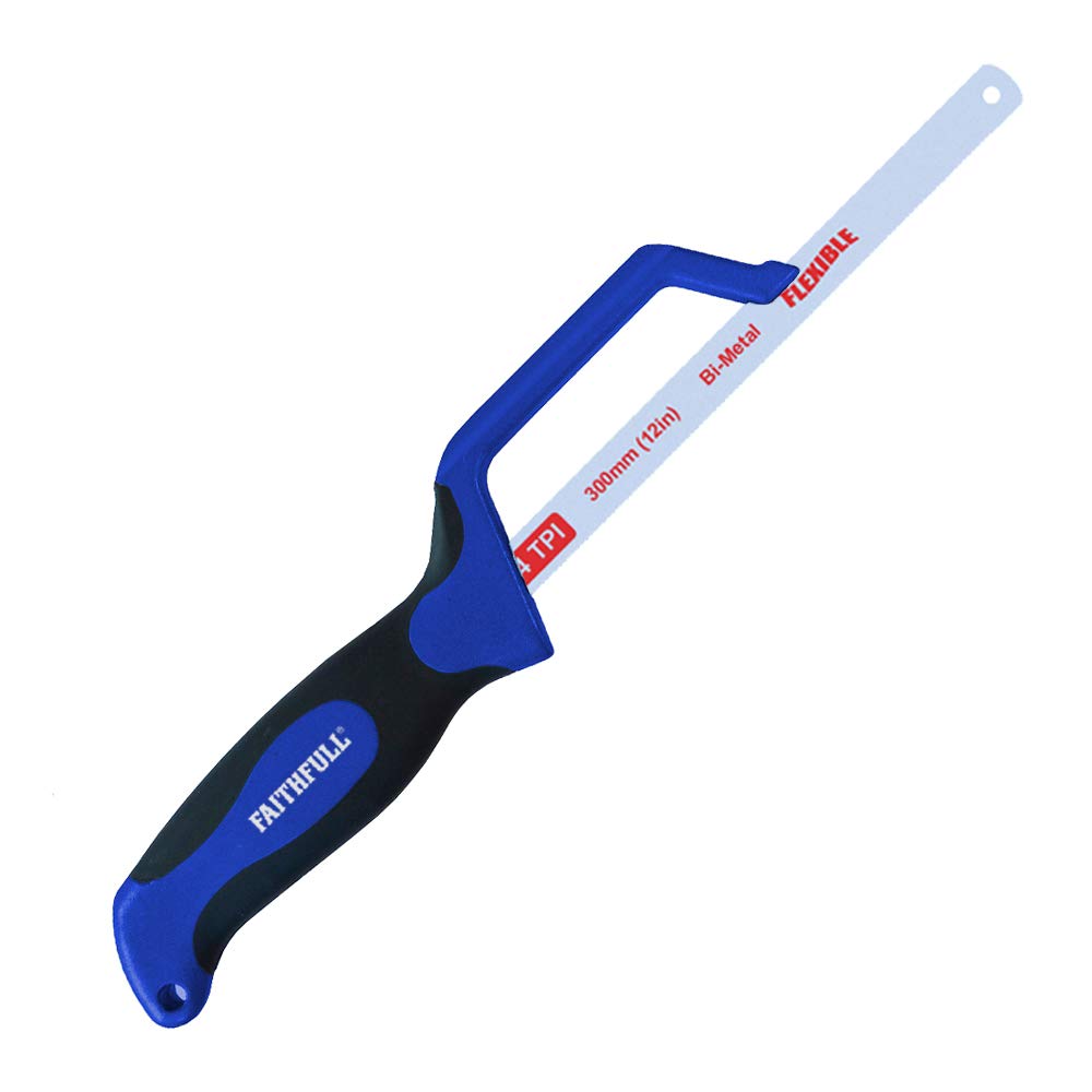 Faithfull Tools FAIHSMINI300 Mini Saw with Blade - Clear