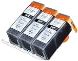 K-Ink Canon PGI-225 Black Ink Cartridges Compatible Replacement (3 Big Black)