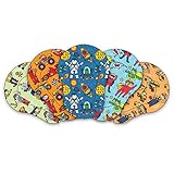 AccuMed Orthoptic Eye Patches for Kids (Boys) with 5 Different Designs, Disposable Adhesive Boy's Eye Patch Bandages for Amblyopia (Lazy Eye), Opticlude, Strabismus (60 Count)