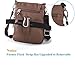 Ranboo Cross-body Bag Shoulder Bags Messenger Bag Mens Satchel for Travel Brown