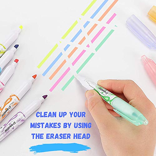 Mr. Pen Erasable Highlighters, 6 Pack, Highlighter Pens, Highlighters