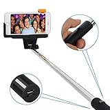 Selfie Stick, Liger Wireless Bluetooth Extendable Selfie Stick with Remote Shutter for iphone 6, 6 plus, iphone 5 5s 5c, Samsung Galaxy S5/S4/S3, Note 3/2, Google Nexus 7 (SELFIESTICK-BT)