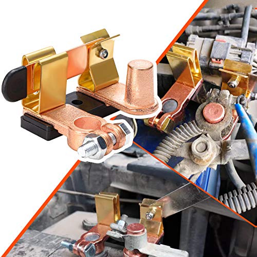 CZC AUTO Top Post Battery Disconnect Switch Solid Brass Knife Blade