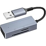 SD Memory Card Reader, TargetGo Portable USB to SD TF Card Picture Viewer Supports SD/Micro SD/SDHC/SDXC/MMC, Trail Camera Ca