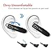 KLOKOL Bluetooth Earpiece Wireless Cell Phones Headset with Mic Noise Canceling in-Ear Earbuds Stereo Car Driving Headphones for iPhone Samsung Android All Smart Phone (20 Hours Hands Free Call Time)