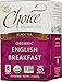Choice Organics - Organic English Breakfast Tea (1 Pack) - Fair Trade - Compostable - Contains Caffeine - 16 Organic Black Tea Bags