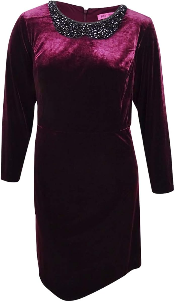 warehouse velvet embellished wrap dress