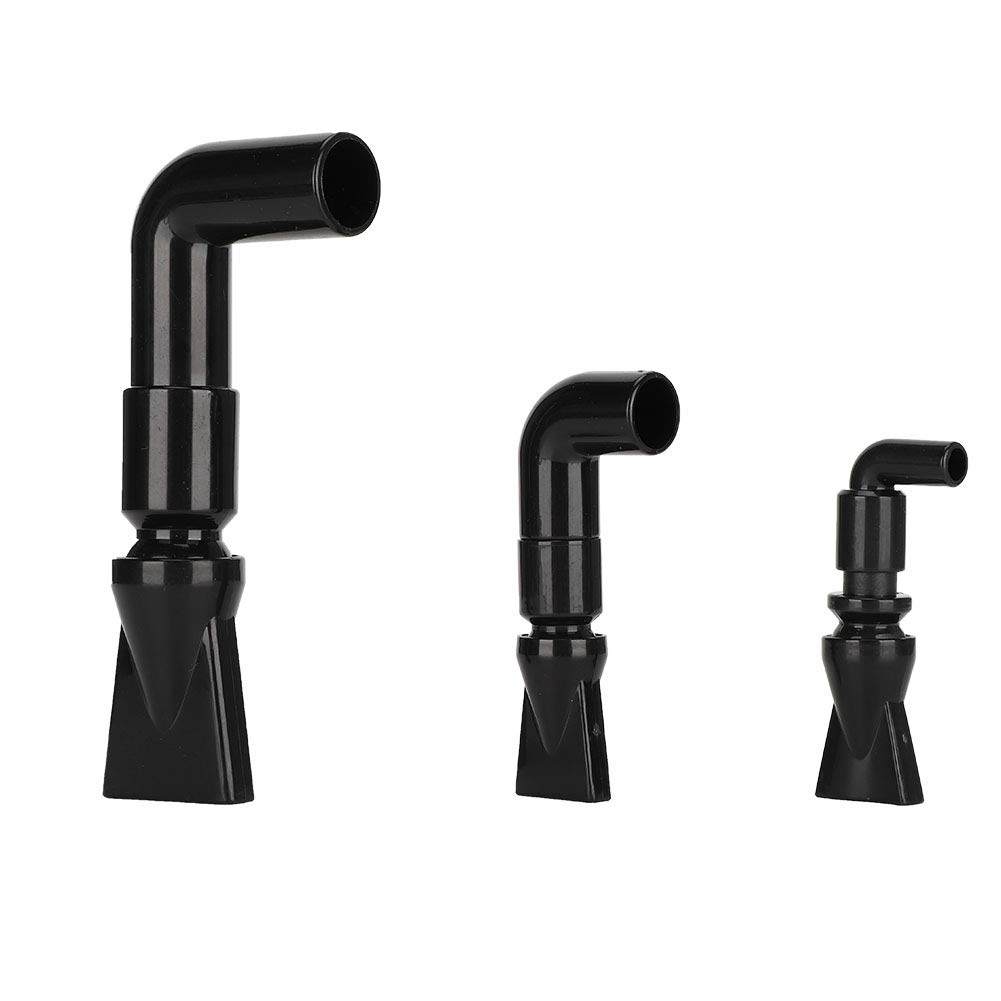 Aquarium Pump Duckbill Nozzle,360 Rotating Elbow Plastic Fish Tank Water Outlet Tube Pump Fitting Accessories