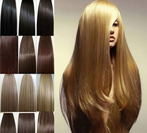 Haironline 7pcs 15 Clips 100% Remy Real Human Thick Hair Straight Extensions
