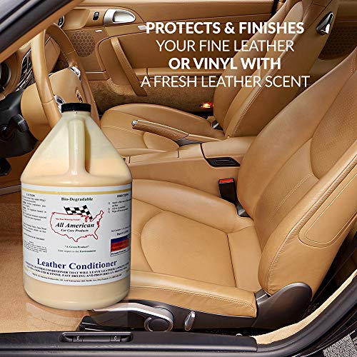 All American Car Care Products Leather Conditioner Premium Mink Oil