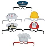 Fun Express Paper Community Helper Party Glasses - 12 Pieces