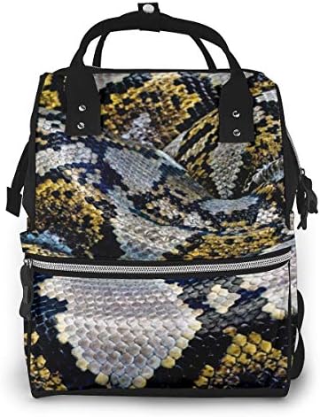 snakeskin diaper bag