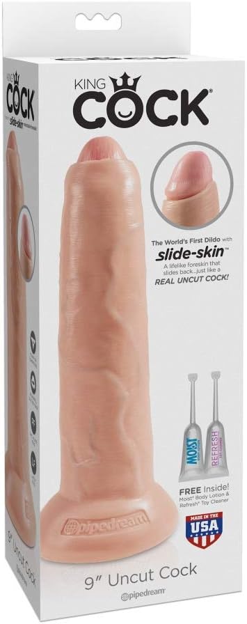ABS King Cock Uncut Flesh 9in, u - Image 3
