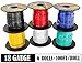 GS Power 600ft CCA 18 Gauge Wire Automotive, 100ft Spool-6 Colors, 18 AWG 12v, Speaker Electrical Wire Low Voltage Primary for Car Stereo Audio Trailer Harness Hookup Wiring LED Light DIY