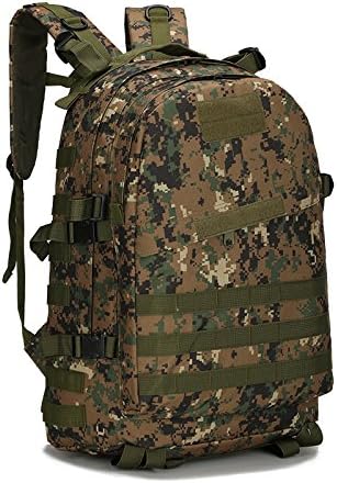 GiDiProtea PUBG Level 3 Backpack Fortnite Equipment Multi-functional Camouflage Army Backpack Multicolor (Forest)